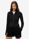 Superdry Active Tech Fitted Track Top, Black