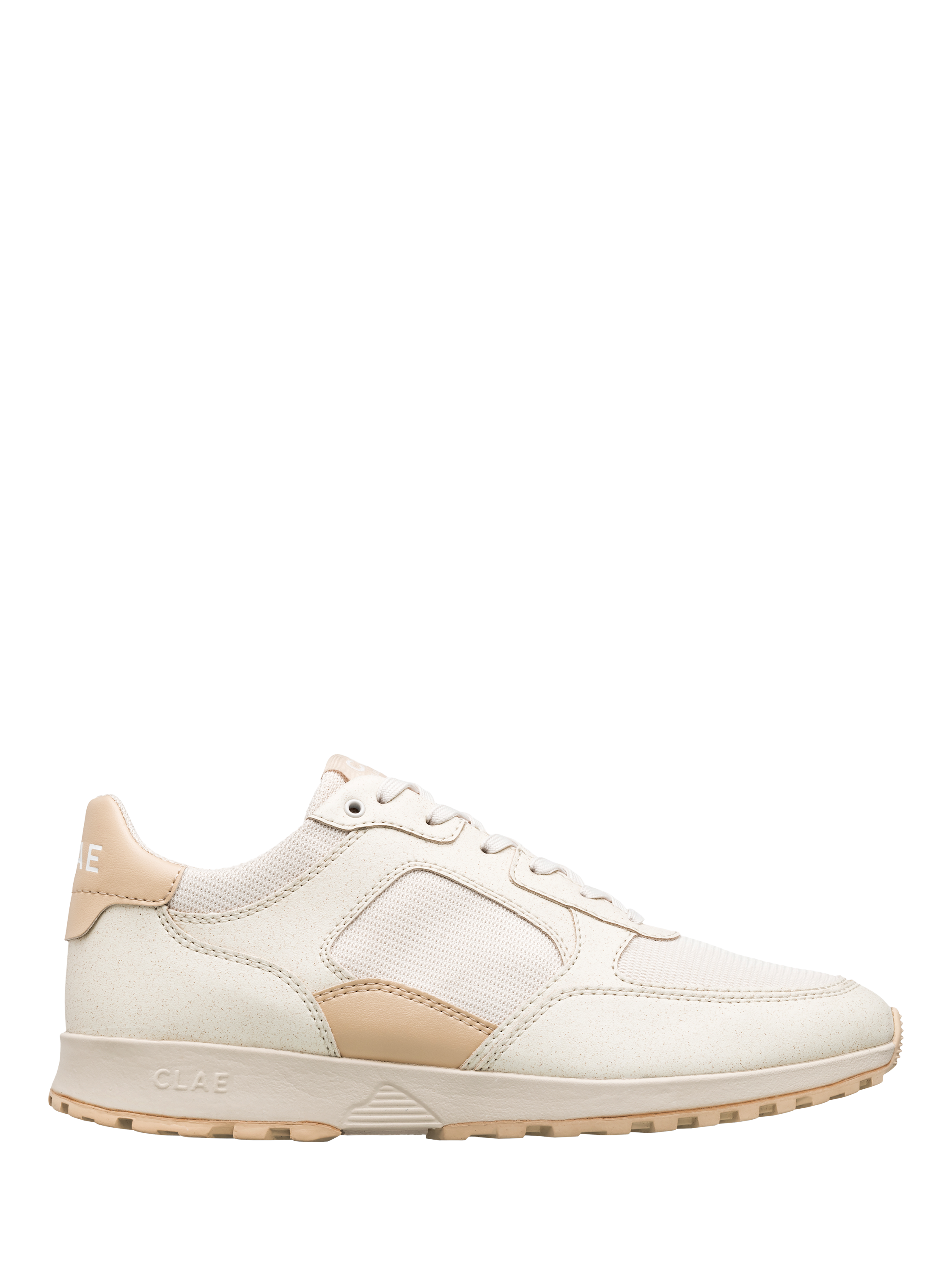 Product image 1 of 5, which shows CLAE Joshua Apple Trainers, Off White, 4