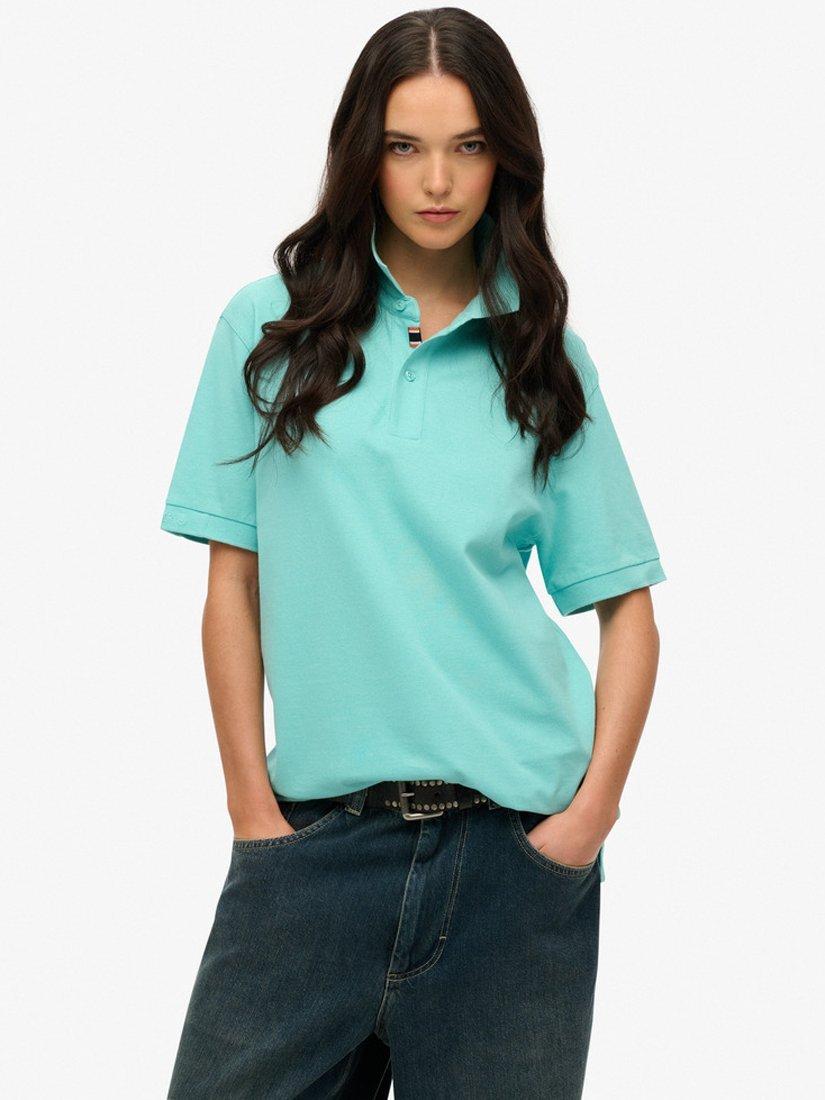 Superdry Oversized City Pique Polo Shirt