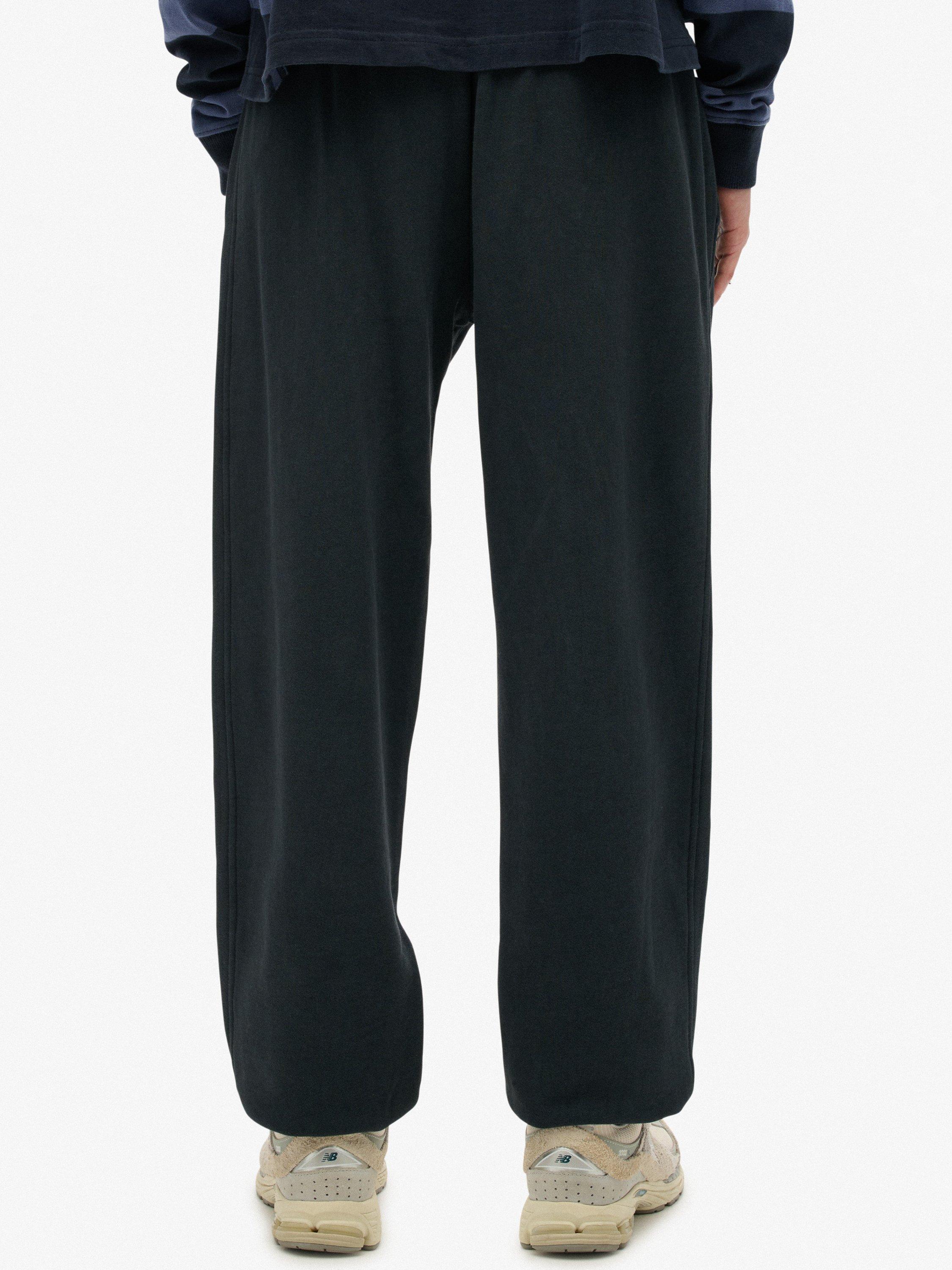 Product image 5 of 6, which shows Superdry Cotton Athletic Essential Boyfriend Joggers, Eclipse Navy/White, 10
