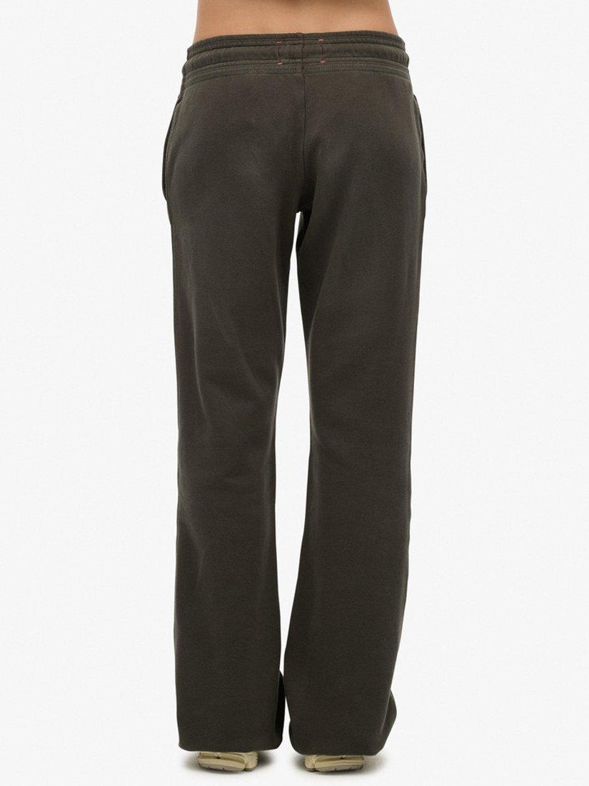 Product image 4 of 5, which shows Superdry Athletic Essentials Low Rise Flare Joggers, Charcoal, 10