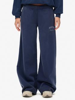 Superdry Athletic Essentials Low Rise Flare Joggers, Mariner Navy - view 2, Mariner Navy