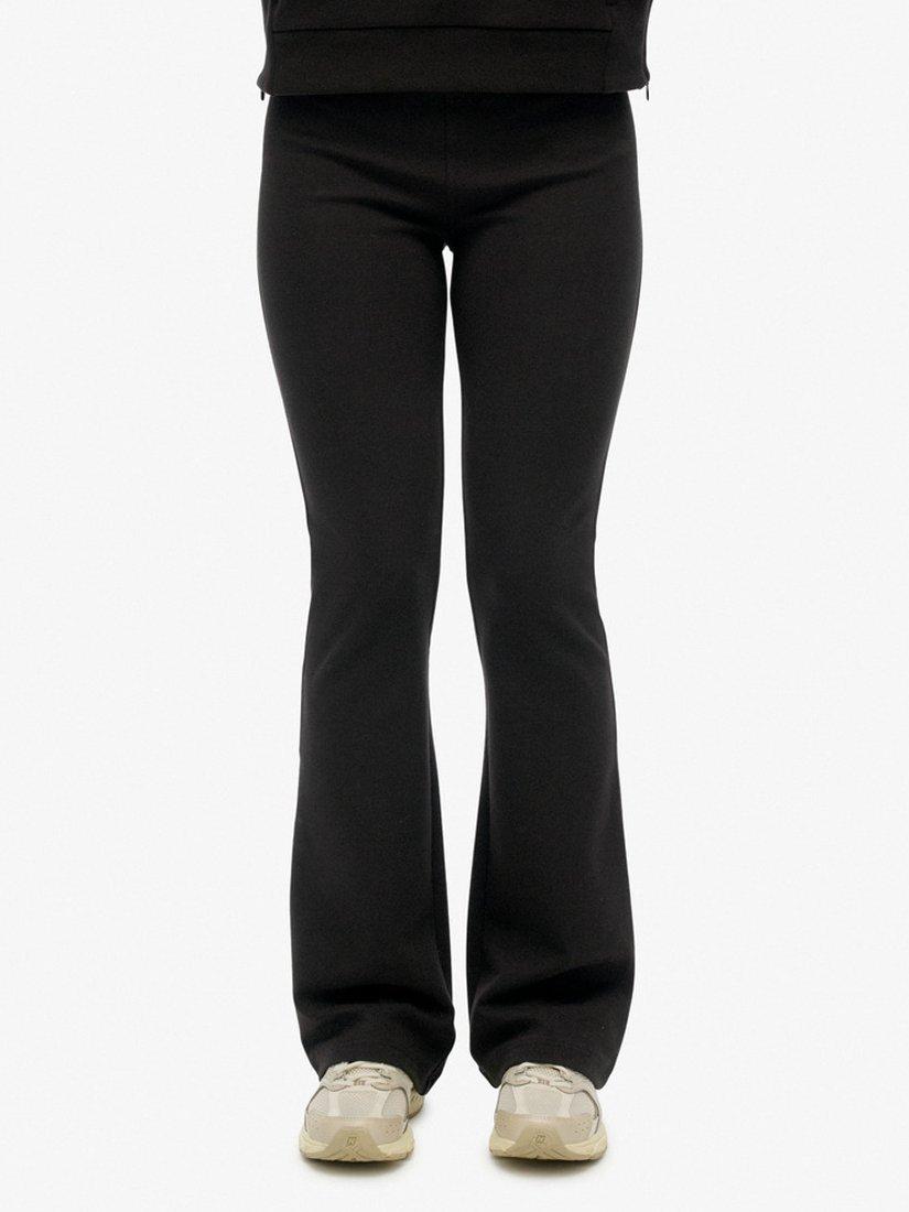 Product image 4 of 6, which shows Superdry Active Tech Flare Joggers, Black, 10