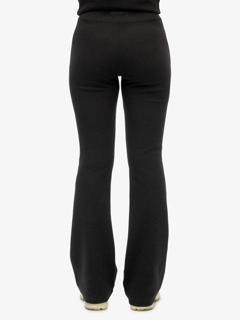Product image 5 of 6, which shows Superdry Active Tech Flare Joggers, Black, 10