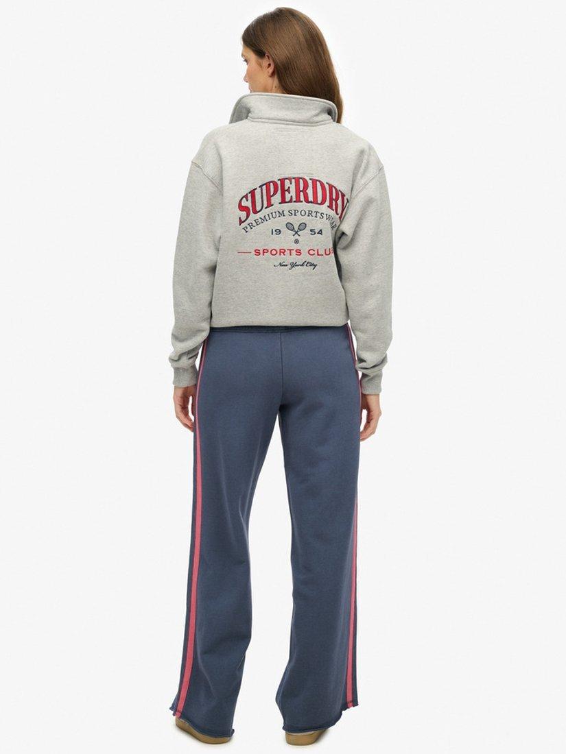 Product image 3 of 5, which shows Superdry Athletic Essentials Logo Straight Joggers, Lauren Navy, 10
