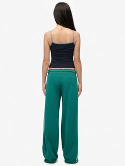 Superdry Athletic Essentials Logo Straight Joggers - view 2, Alpine Green