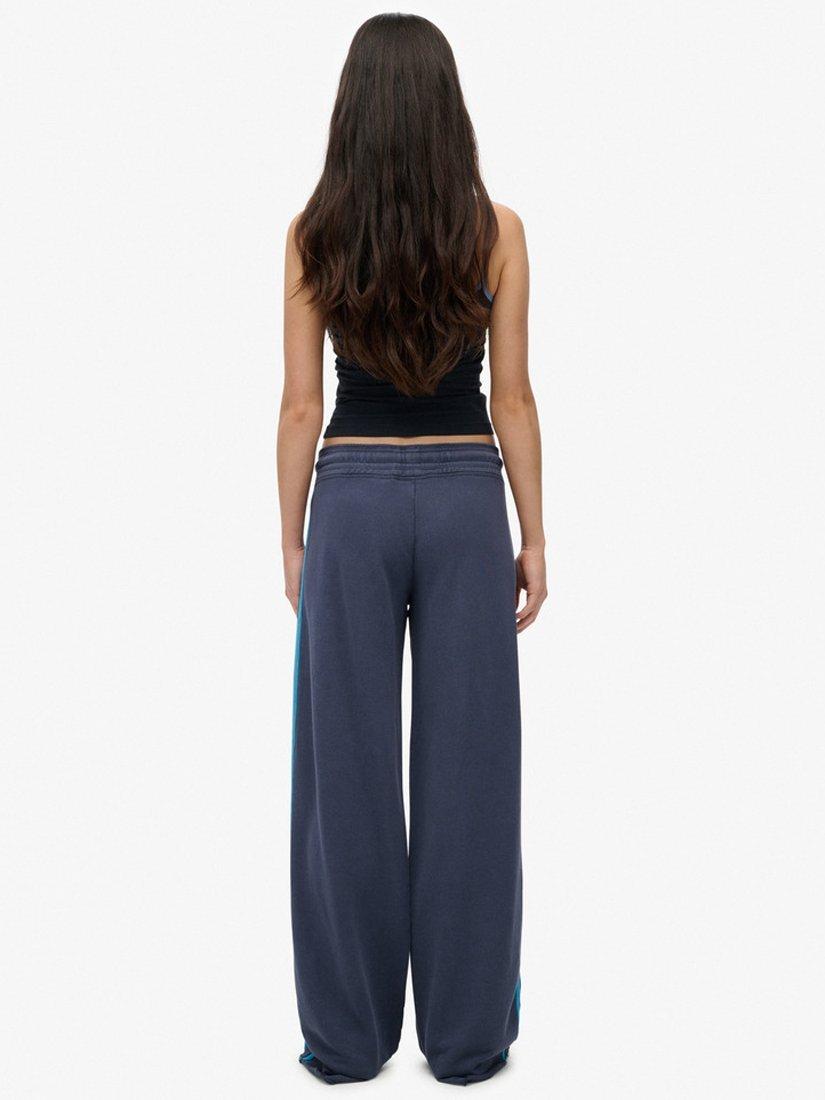 Product image 2 of 6, which shows Superdry Athletic Essentials Logo Straight Joggers, Lauren Navy, 10