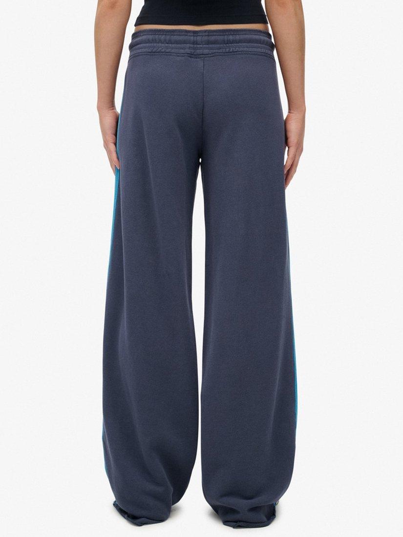 Product image 5 of 6, which shows Superdry Athletic Essentials Logo Straight Joggers, Lauren Navy, 10