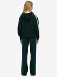 Superdry Athletic Stripe Flare Joggers, Enamel Green