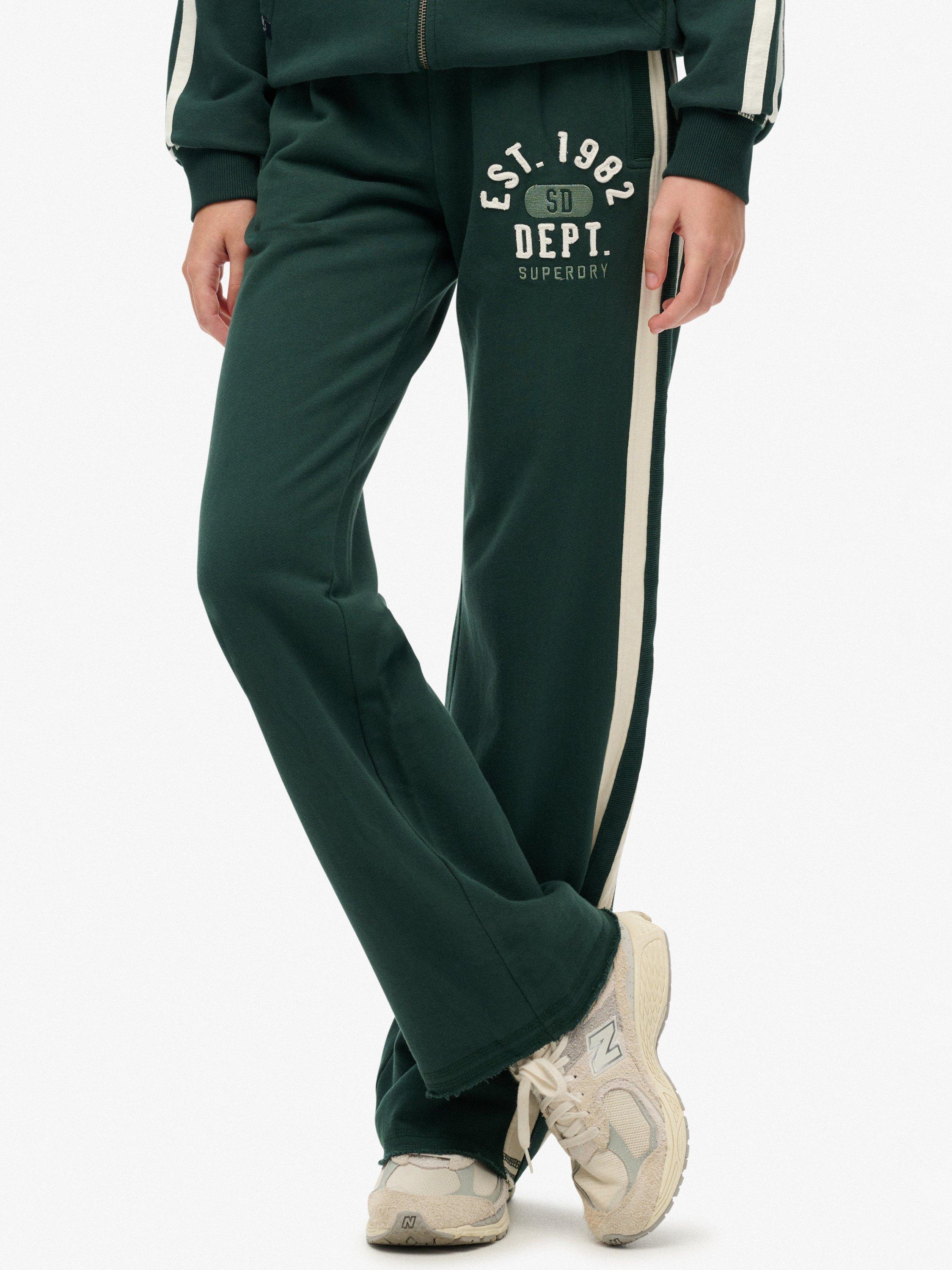 Product image 6 of 6, which shows Superdry Athletic Essentials Hockey Joggers, Enamel Green, 10