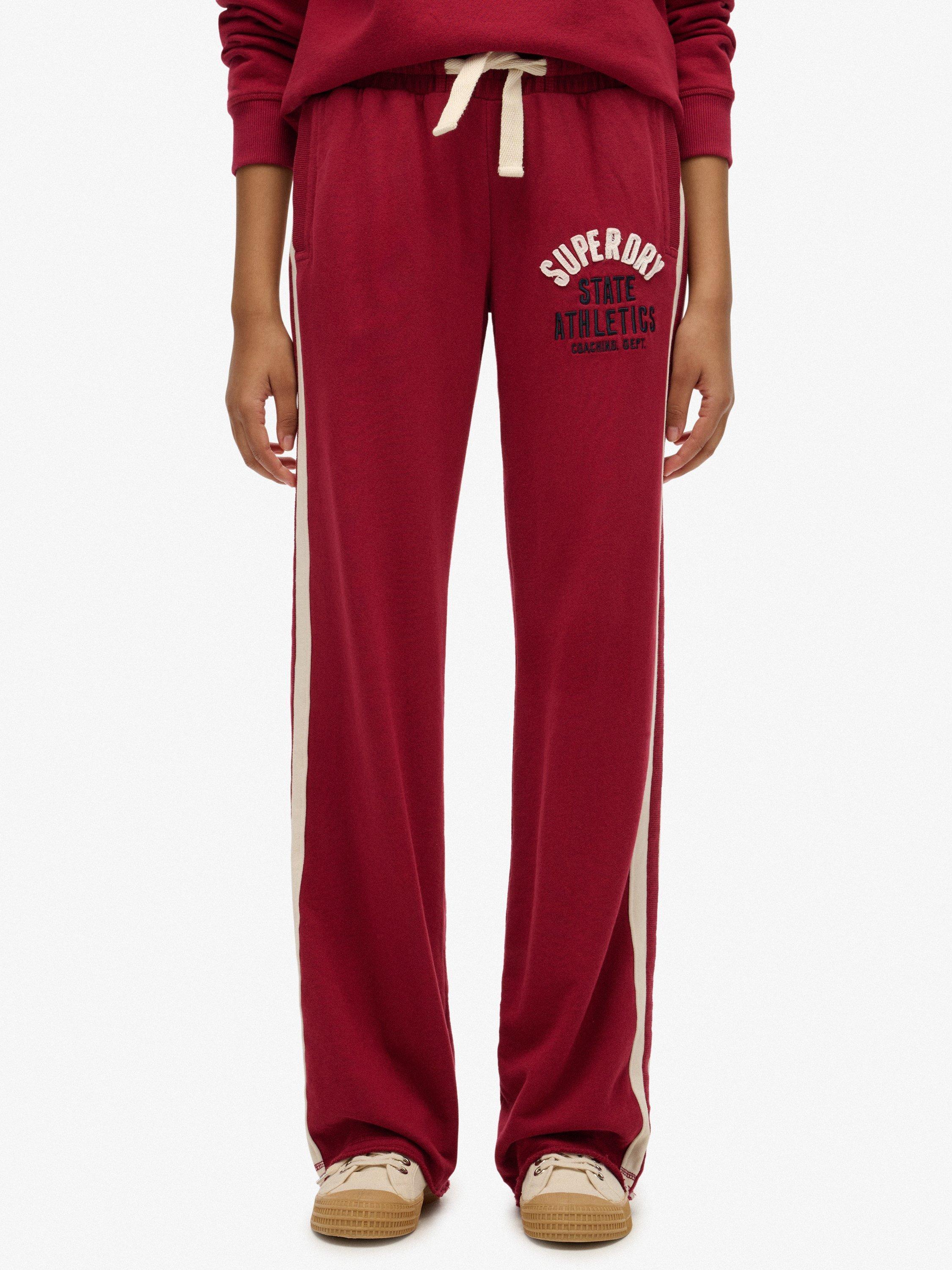 Product image 4 of 6, which shows Superdry Athletic Essentials Hockey Joggers, Bordeaux Red, 10