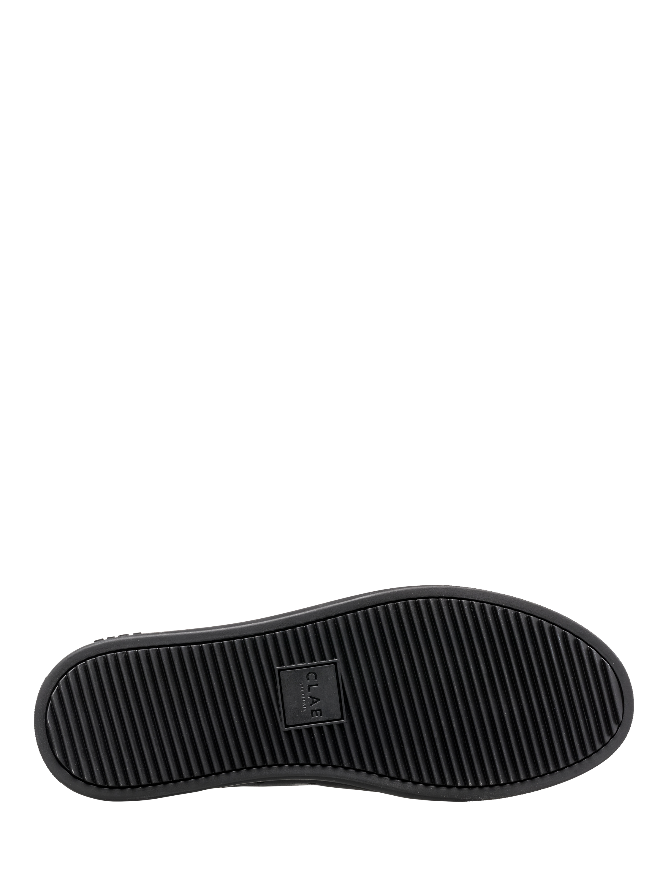 Product image 5 of 5, which shows CLAE Bradley Leather Court Trainers, Black, 3