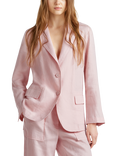 Benetton Relaxed Fit Pure Linen Blazer