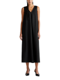 Benetton Sleeveless Pure Linen Dress, Black