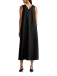 Benetton Sleeveless Pure Linen Dress, Black