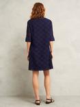 Hobbs Petite Marcia Tunic Dress, Navy