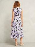 Hobbs Shauna Sleeveless Floral Print Midi Dress, Multi