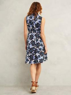 Hobbs Beki Floral Sleeveless Dress, Multi - view 2, Multi