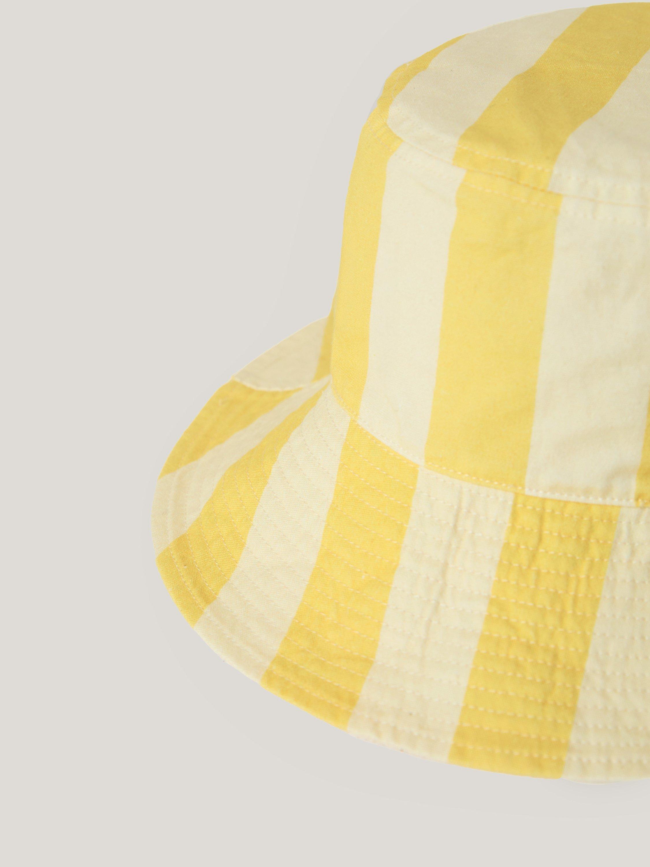 Product image 4 of 6, which shows Jigsaw Cotton Stripe Bucket Hat