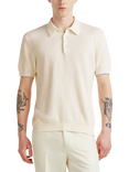 Benetton Cotton Blend Regular Fit Short Sleeve Knitted Polo Shirt