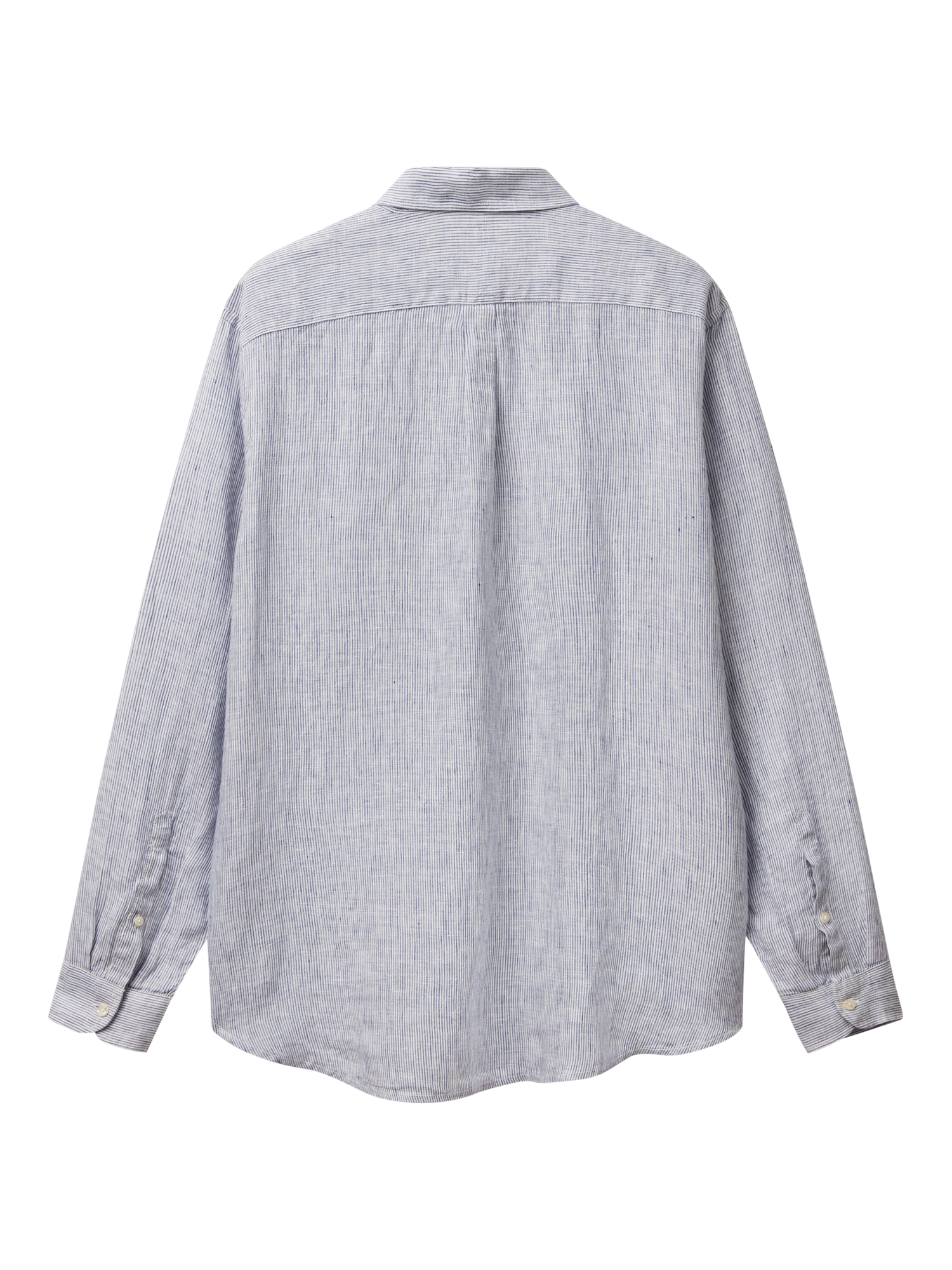 Product image 4 of 4, which shows Benetton Linen Regular Fit Shirt, Blue, XXL