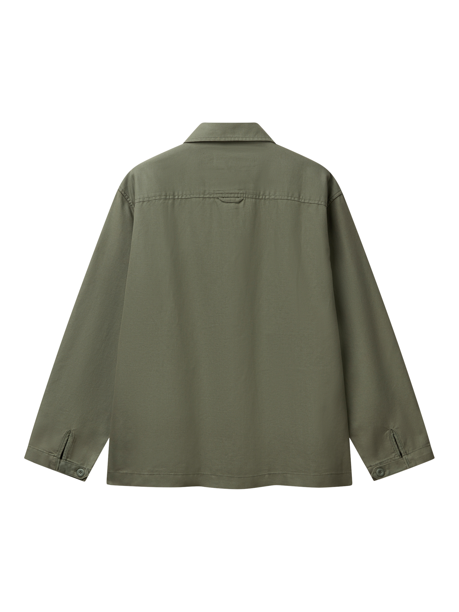 Product image 5 of 5, which shows Benetton Linen Blend Regular Fit Utility Shirt, Mid Green, XXL