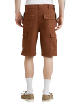Benetton Garment-Dyed Worker Cargo Shorts, Brown