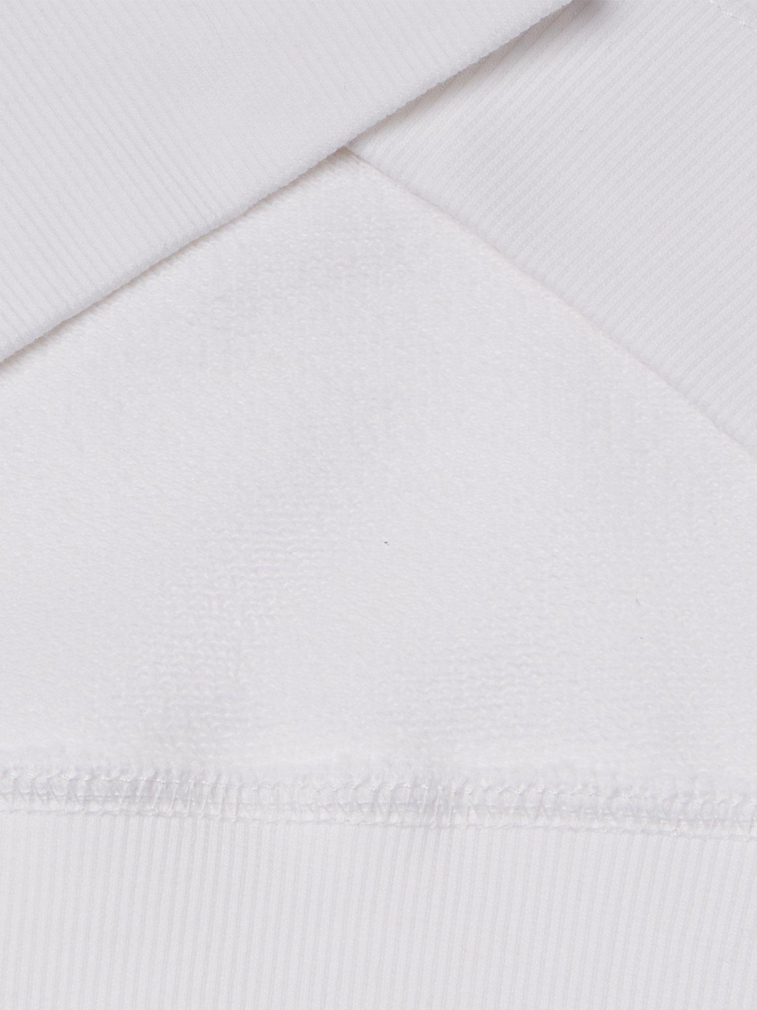 Product image 4 of 4, which shows Benetton Crew Neck Sweatshirt, White/Multi, M