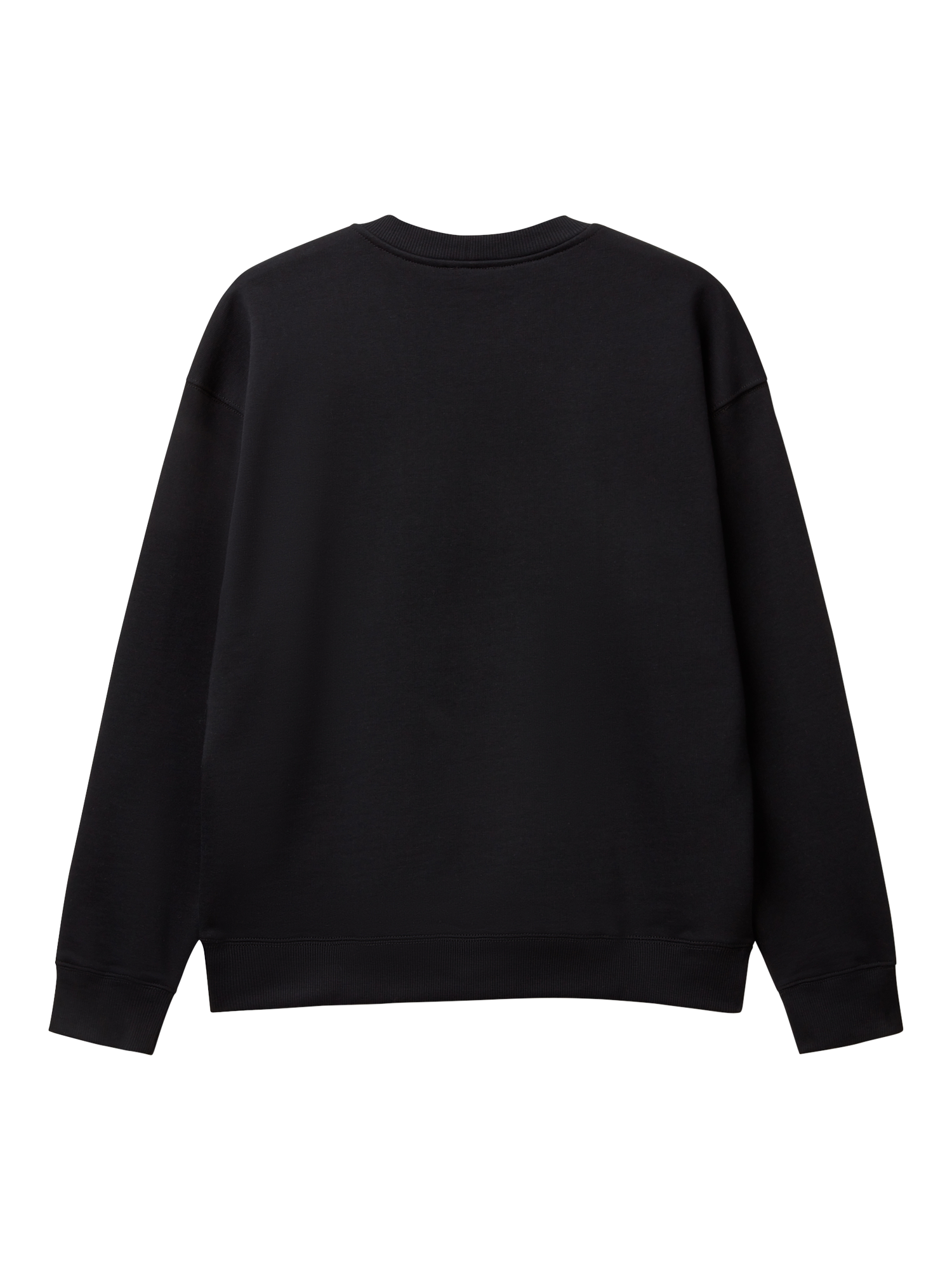 Product image 4 of 5, which shows Benetton Crew Neck Sweatshirt, Black/Multi, XXL