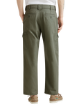 Benetton Straight Fit Cargo Trousers, Mid Green
