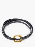 French Connection Ornate Buckle Skinny Tie Belt