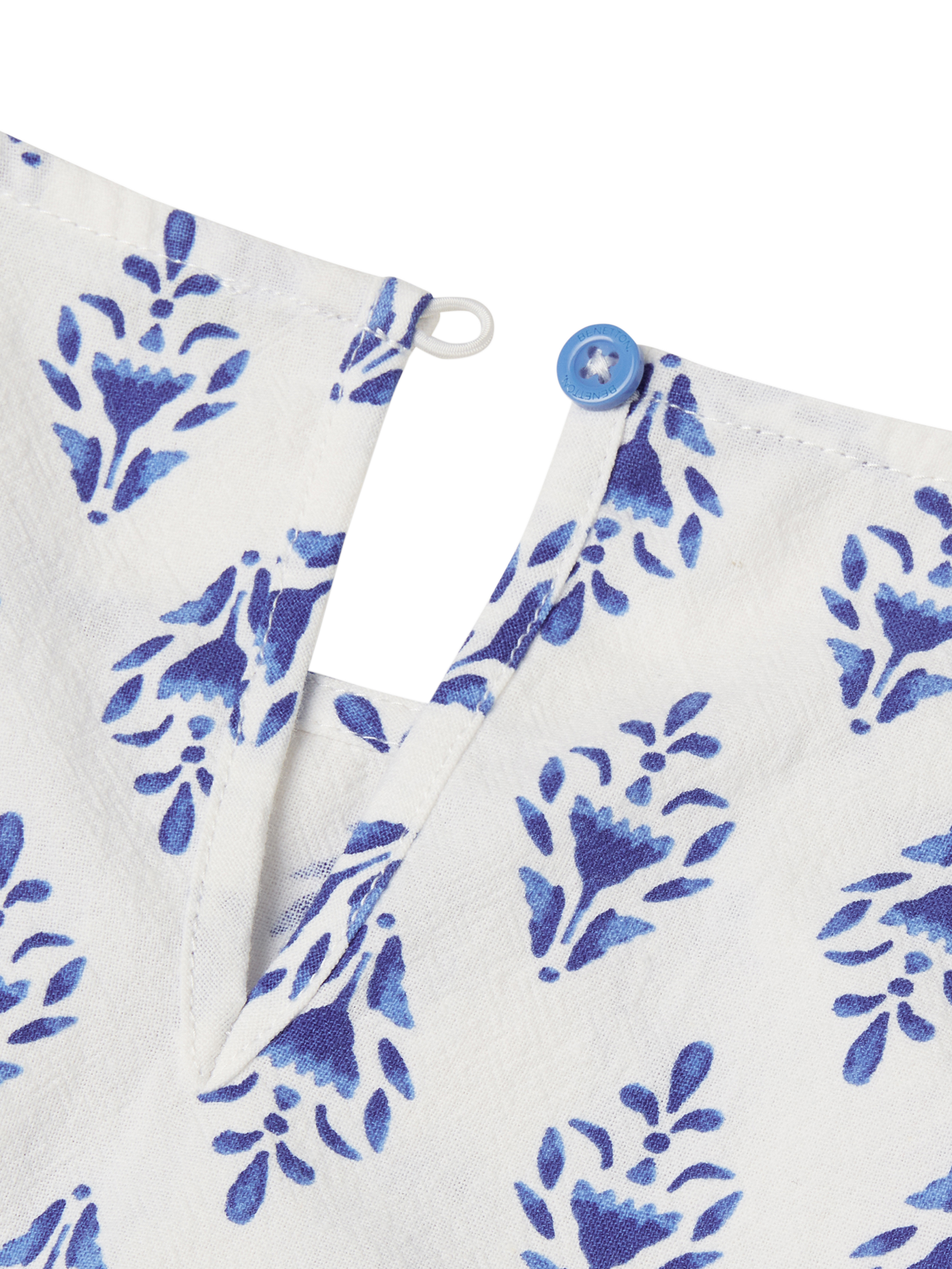 Product image 3 of 3, which shows Benetton Kids' Junior Dress, Blue, 6-7 years