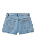 Benetton Kids' Junior Denim Shorts, Medium Blue
