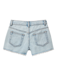 Benetton Kids' Junior Denim Shorts, Light Blue