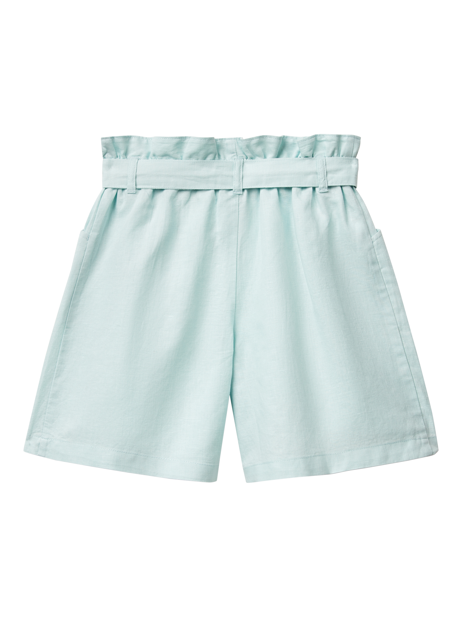 Product image 2 of 3, which shows Benetton Kids' Junior Shorts, Aquamarine, 11-12 years