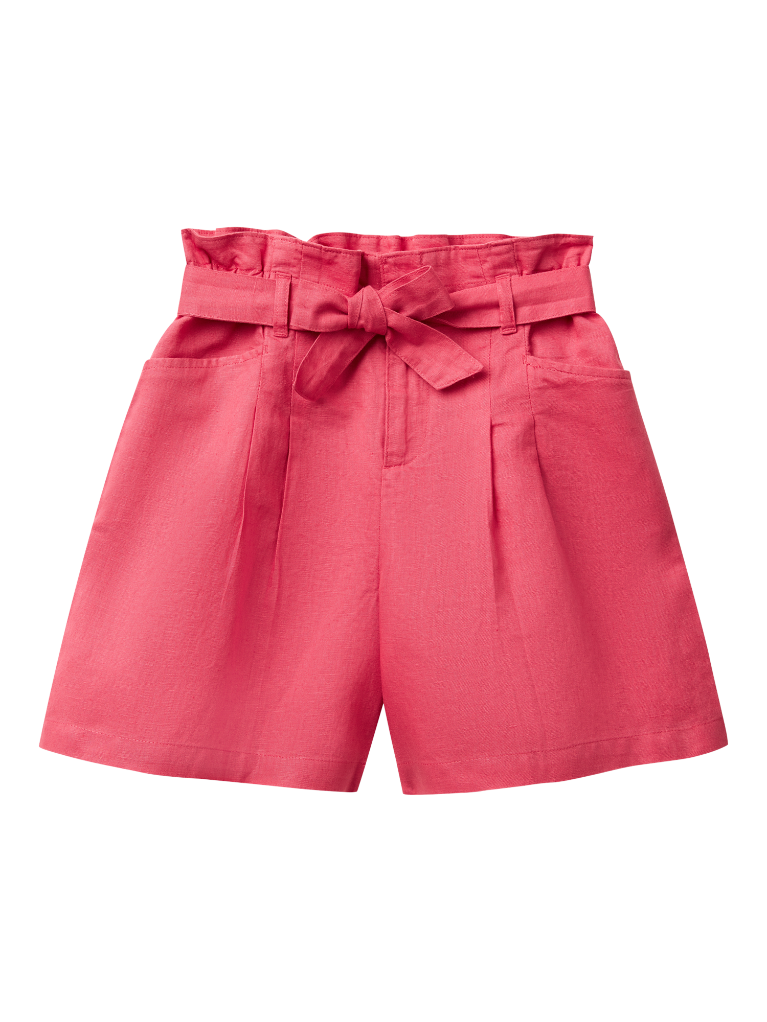 Product image 1 of 3, which shows Benetton Kids' Junior Shorts, Cyclamen, 6-7 years