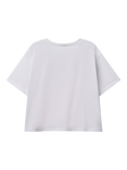Benetton Kids' Cotton Graphic T-Shirt, Optical White