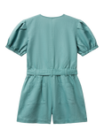 Benetton Kids' Junior Playsuit, Teal Green