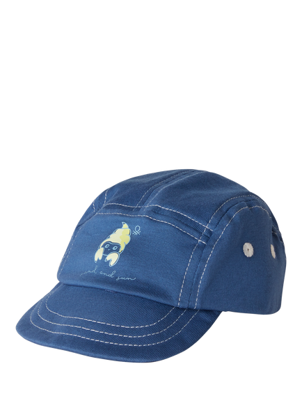 Benetton Baby Cotton Baseball Cap, Medium Blue Denim, Medium Blue Denim