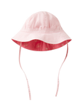 Benetton Baby Cotton Reversible Sun Hat, Pastel Pink