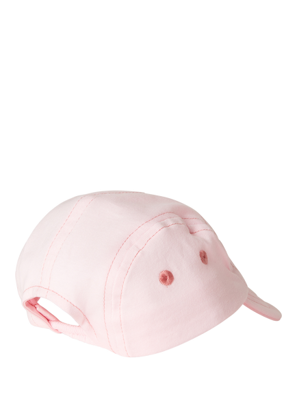 Benetton Baby Cotton Baseball Cap, Pastel Pink - view 2, Pastel Pink