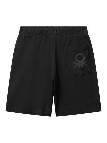 Benetton Kids' Bermuda Shorts - view 2, Black