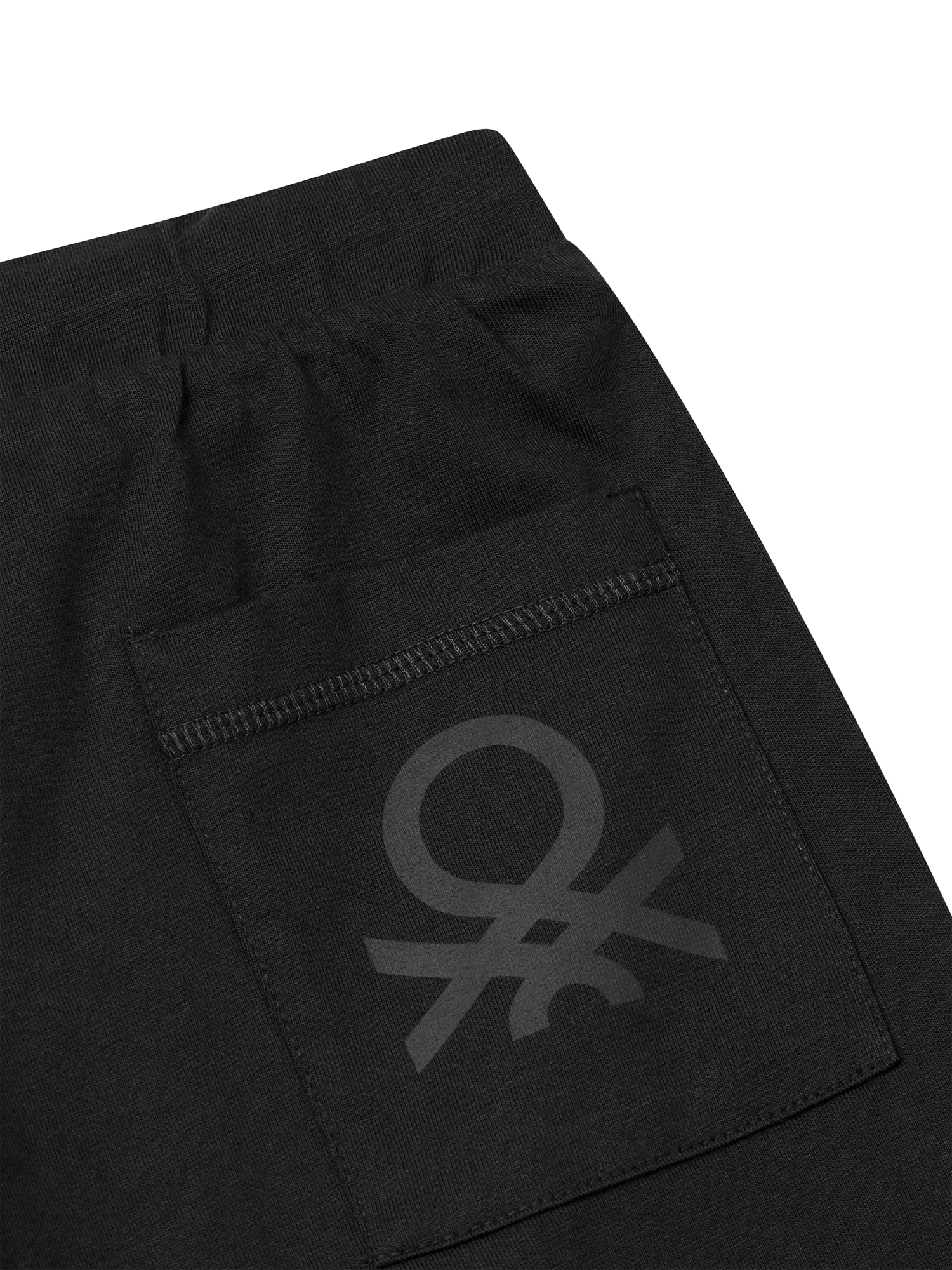 Product image 3 of 3, which shows Benetton Kids' Bermuda Shorts, Black, 11-12 years