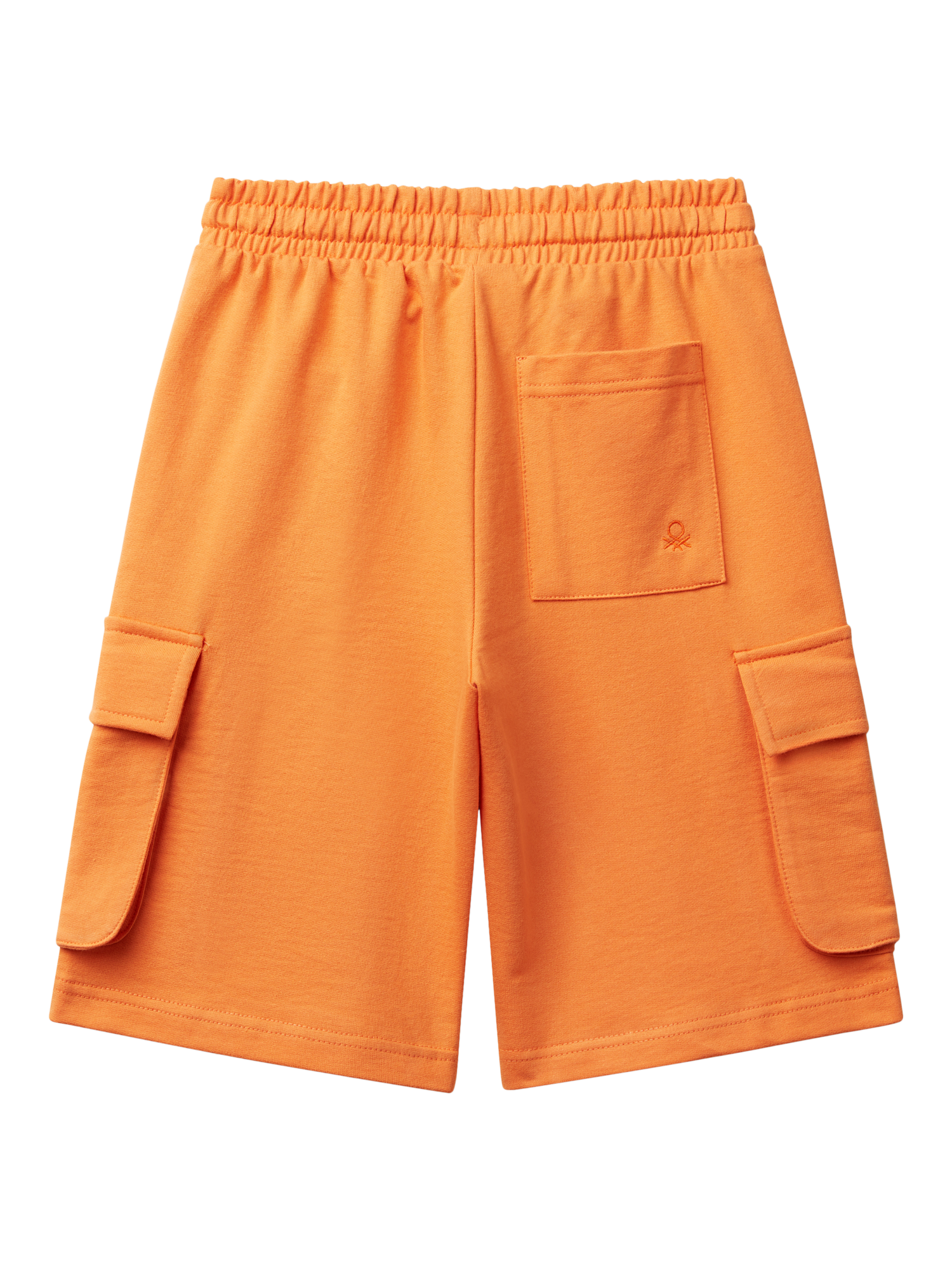 Product image 2 of 3, which shows Benetton Kids' Cotton Bermuda Shorts, Apricot, 6-7 years