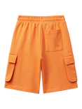 Benetton Kids' Cotton Bermuda Shorts, Apricot
