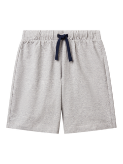 Benetton Kids' Bermuda Shorts, Medium Melange Grey