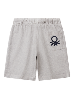 Benetton Kids' Bermuda Shorts - view 2, Medium Melange Grey