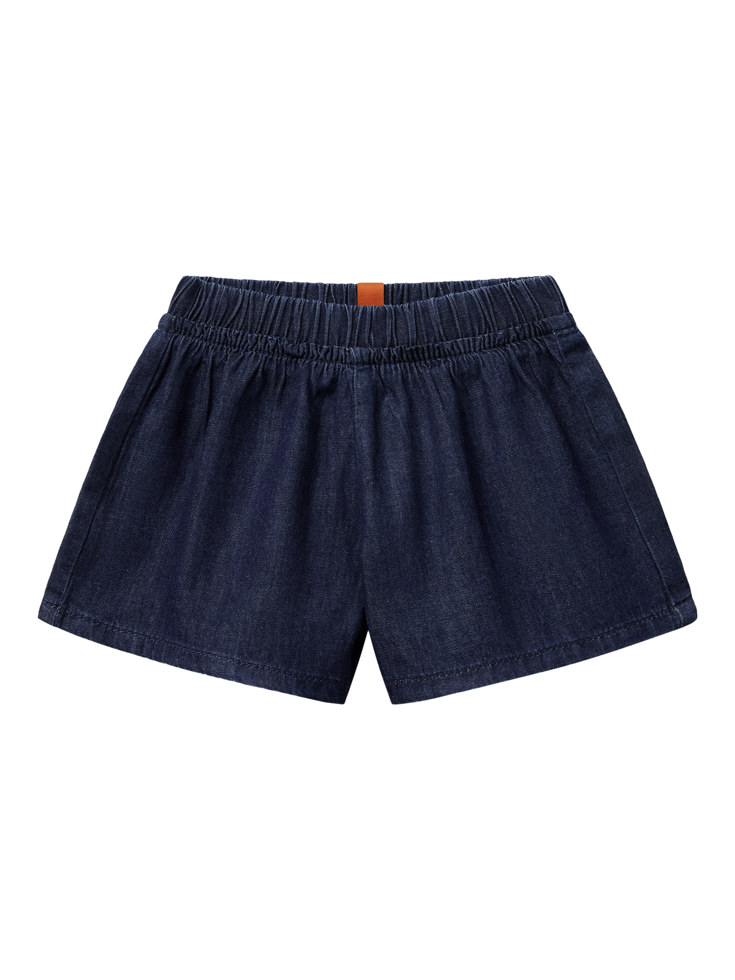 Product image 1 of 3, which shows Benetton Baby Cotton Denim Shorts, Denim, 12-18 months