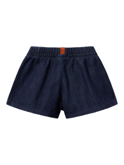 Benetton Baby Cotton Denim Shorts, Denim - view 2, Denim