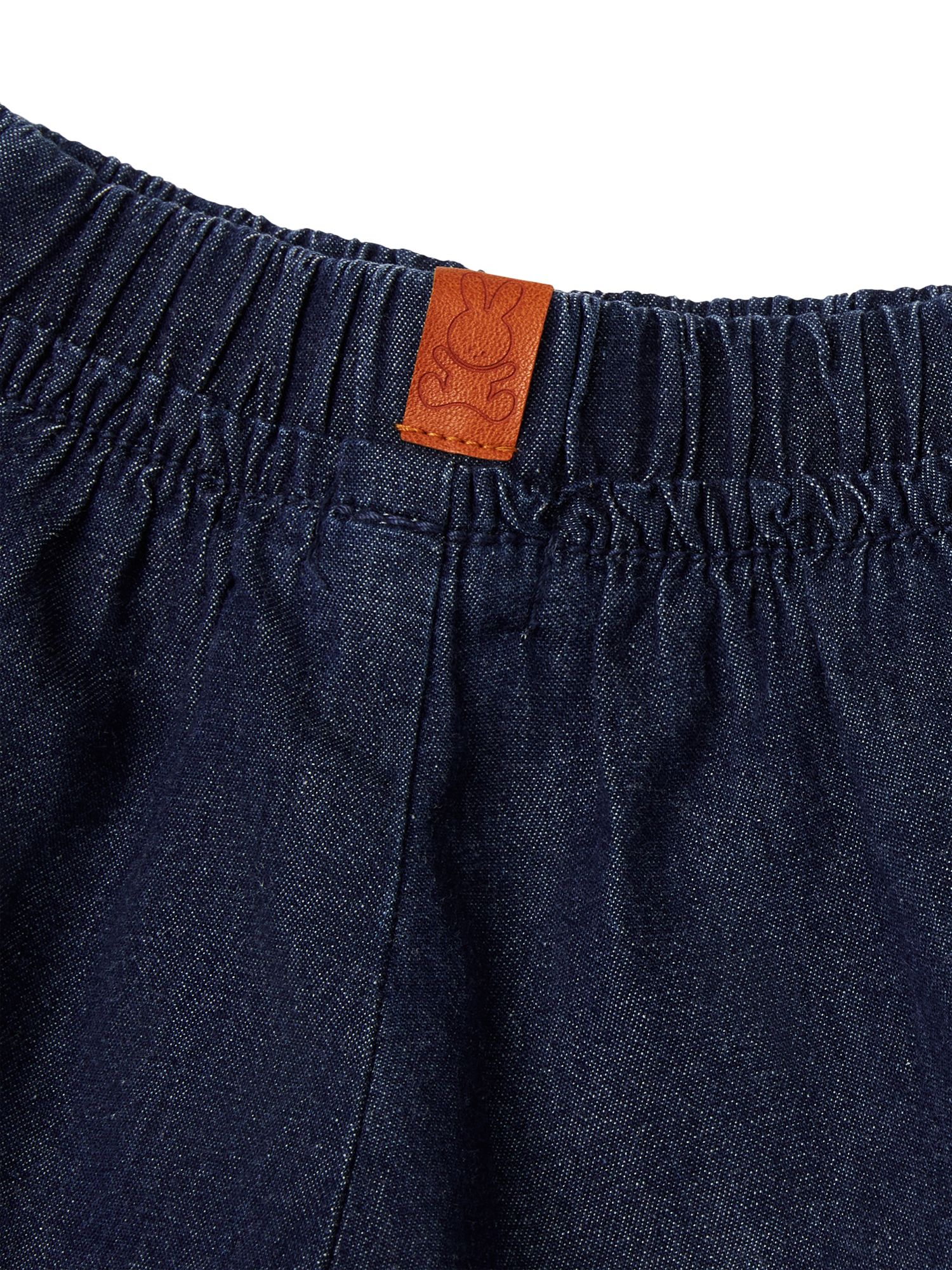 Product image 3 of 3, which shows Benetton Baby Cotton Denim Shorts, Denim, 12-18 months